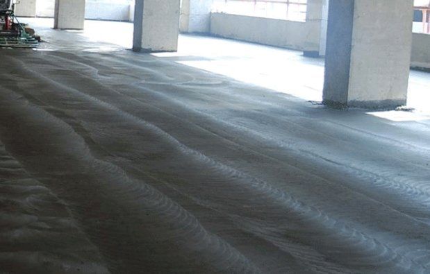 polimer beton Полусухая стяжка, химстойкие полы