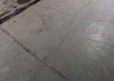 бетонный пол с топинг покрытием
